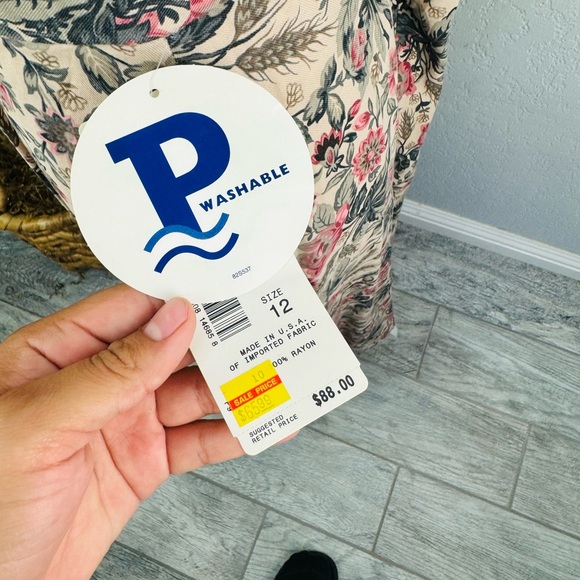 NWT Pendleton Floral Shabby Chic Cottage Core Long Maxi Skirt Blush Pink - Picture 11 of 11